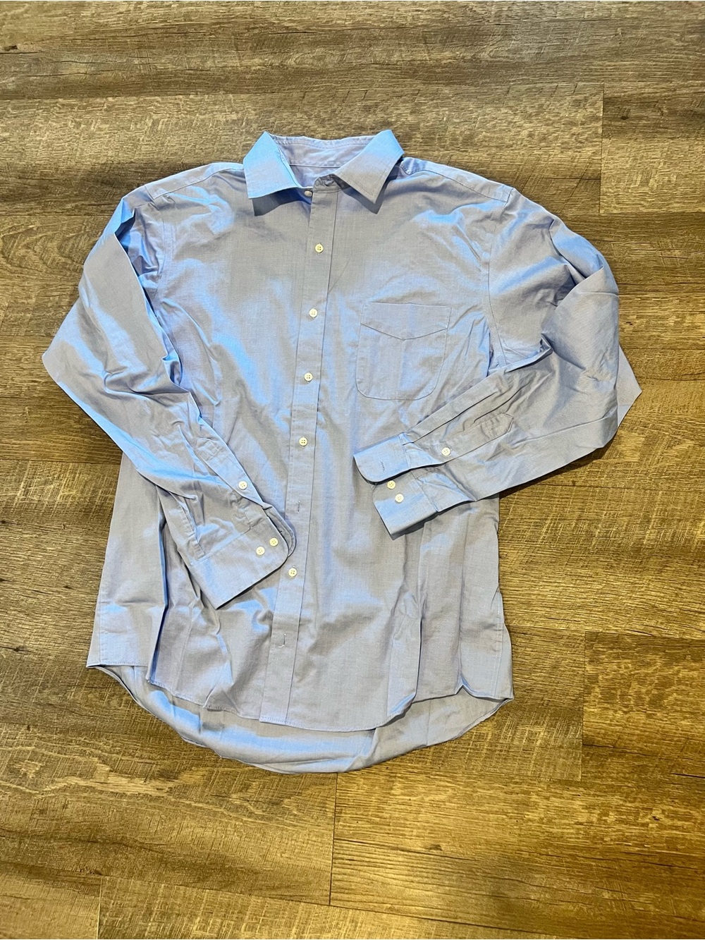 Club Room Light Blue Men's Long-Sleeve Dress Shirt